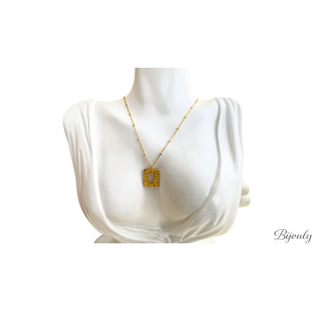 Collier – Acier doré | Bijouly
