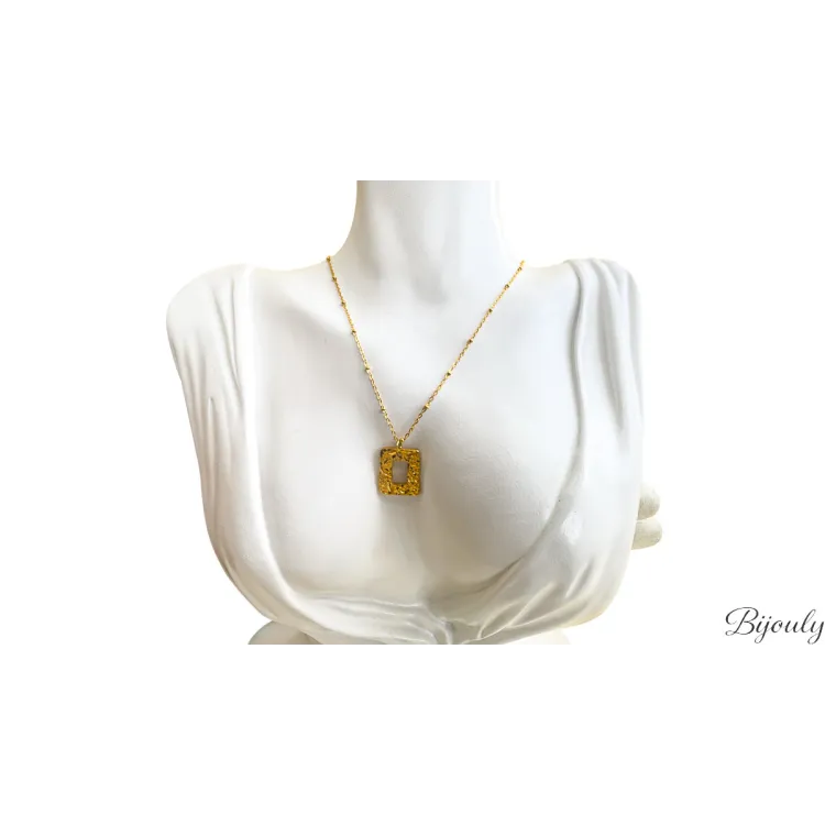 Collier – Acier doré | Bijouly
