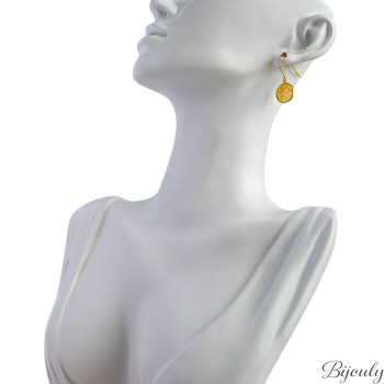 Boucles d'oreilles créoles – Acier doré (petites) | Bijouly