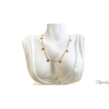 Collier Bosquet – Breloques Arbres de Vie Dorées | Bijouly