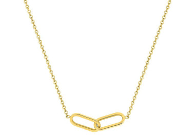 Collier Entrelacs – Double Anneau Doré | Bijouly