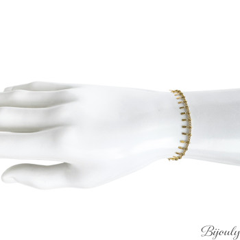 Bracelet fin – Acier doré | Bijouly