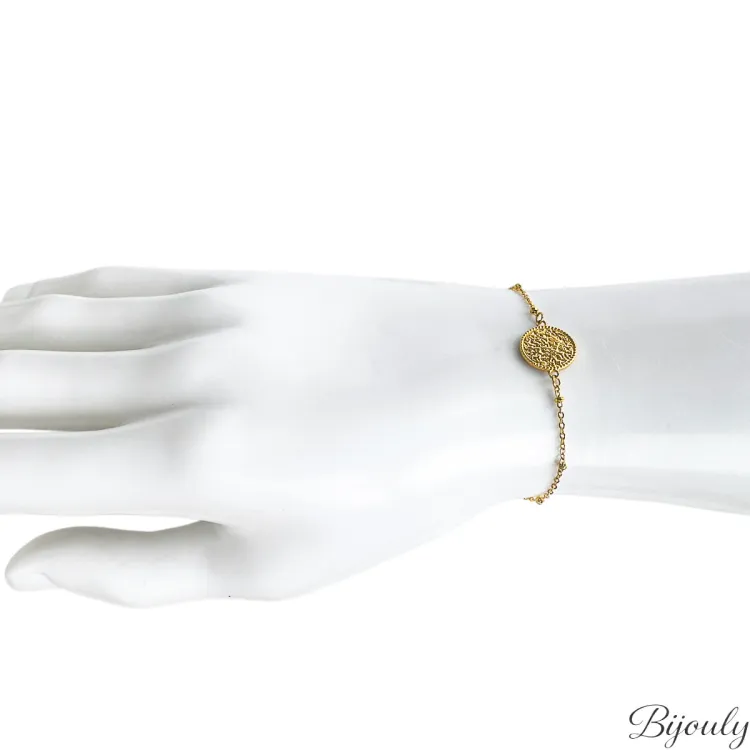 Bracelet – Acier doré | Bijouly