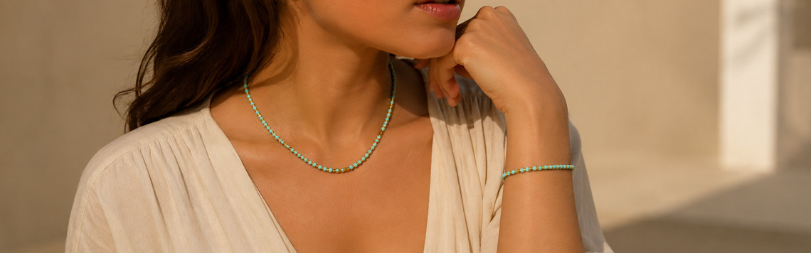 Bijoux femme en acier doré – Collection complète | Bijouly