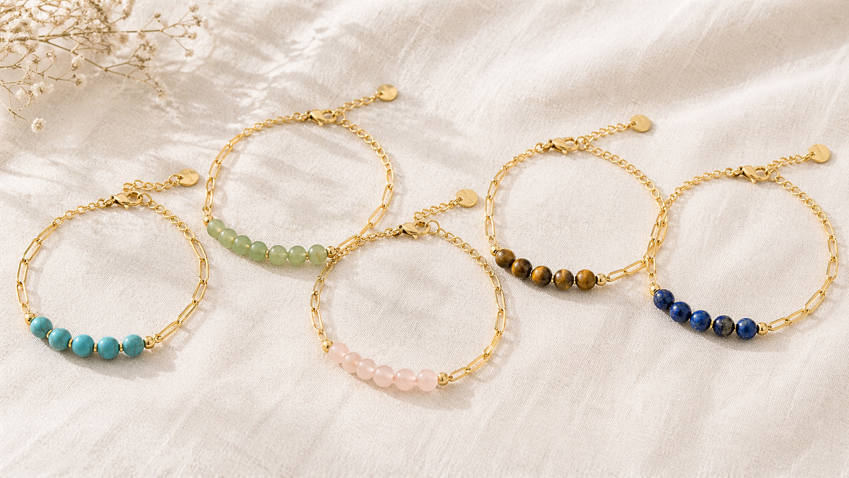 Pierres naturelles et bijoux : turquoise, jade, quartz rose... lequel vous ressemble ?